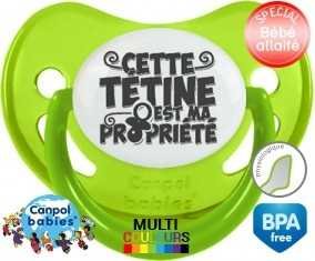 Cette sucette est ma propriété style1: Sucette Physiologique-su7.fr