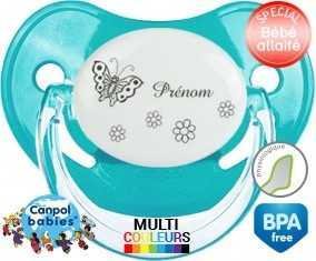 Papillon + prénom: Sucette Physiologique-su7.fr