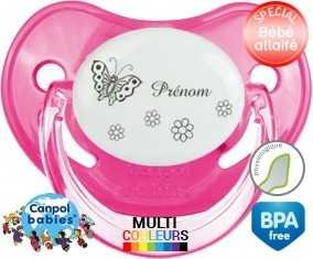 Papillon + prénom: Sucette Physiologique-su7.fr