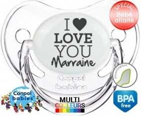 I love you marraine style1: Sucette Physiologique-su7.fr