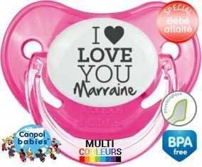 I love you marraine style1: Sucette Physiologique-su7.fr