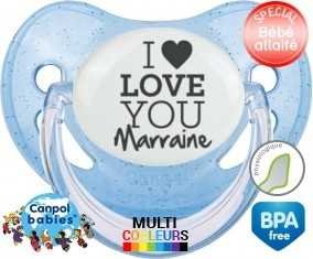 I love you marraine style1: Sucette Physiologique-su7.fr