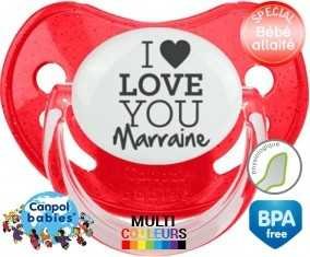 I love you marraine style1: Sucette Physiologique-su7.fr