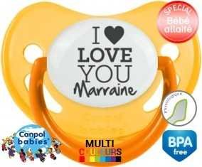 I love you marraine style1: Sucette Physiologique-su7.fr