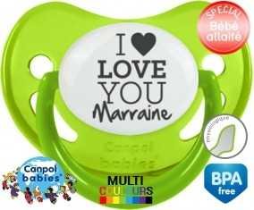 I love you marraine style1: Sucette Physiologique-su7.fr