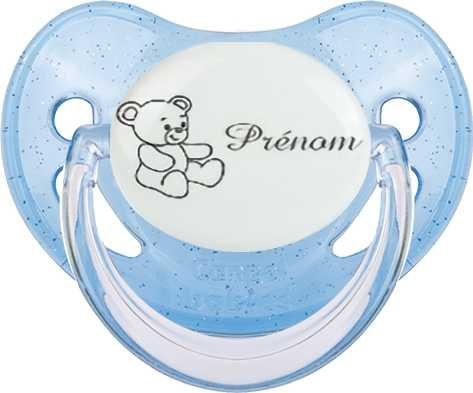 Ourson + prénom: Sucette Physiologique-su7.fr