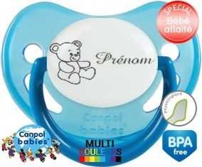 Ourson + prénom: Sucette Physiologique-su7.fr