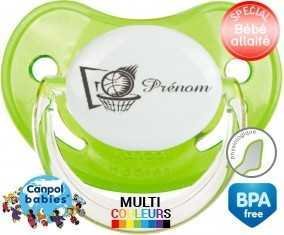 Basket ball + prénom: Sucette Physiologique-su7.fr