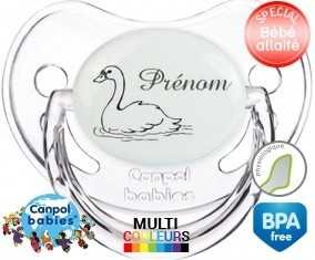 Cygne + prénom: Sucette Physiologique-su7.fr