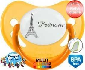 Tour eiffel + prénom: Sucette Physiologique-su7.fr