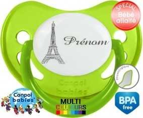 Tour eiffel + prénom: Sucette Physiologique-su7.fr