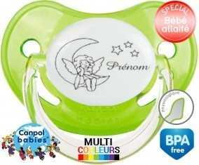 Lune étoiles + prénom: Sucette Physiologique-su7.fr