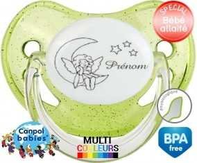 Lune étoiles + prénom: Sucette Physiologique-su7.fr