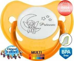 Lune étoiles + prénom: Sucette Physiologique-su7.fr