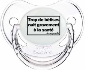 Personnalisée trop de bêtises nuit gravement à la santé de mes