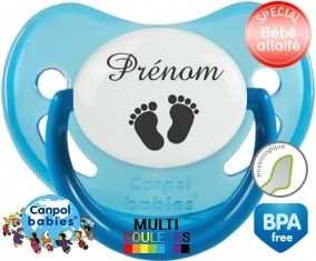 Pieds + prénom: Sucette Physiologique-su7.fr