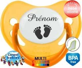Pieds + prénom: Sucette Physiologique-su7.fr