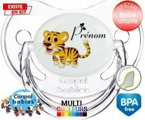 Lion style1 + prénom: Sucette Physiologique-su7.fr