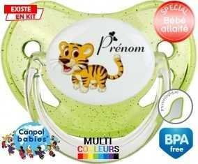 Lion style1 + prénom: Sucette Physiologique-su7.fr