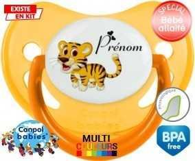 Lion style1 + prénom: Sucette Physiologique-su7.fr