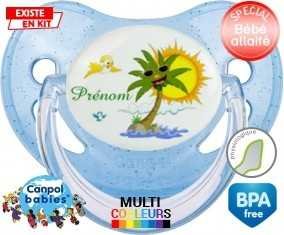 Palmier style2 + prénom: Sucette Physiologique-su7.fr