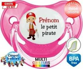 Petit pirate + prénom: Sucette Physiologique-su7.fr