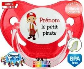 Petit pirate + prénom: Sucette Physiologique-su7.fr
