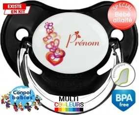 Coeurs + prénom: Sucette Physiologique-su7.fr
