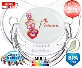Coeurs + prénom: Sucette Physiologique-su7.fr