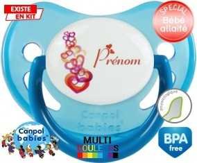 Coeurs + prénom: Sucette Physiologique-su7.fr