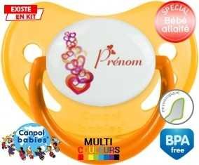 Coeurs + prénom: Sucette Physiologique-su7.fr