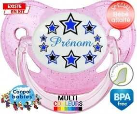 Étoile modèle (garçon) + prénom: Sucette Physiologique-su7.fr