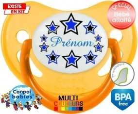 Étoile modèle (garçon) + prénom: Sucette Physiologique-su7.fr