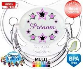 Étoile modèle (fille) + prénom: Sucette Physiologique-su7.fr