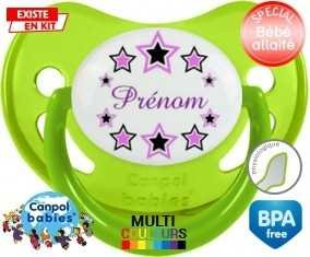 Étoile modèle (fille) + prénom: Sucette Physiologique-su7.fr