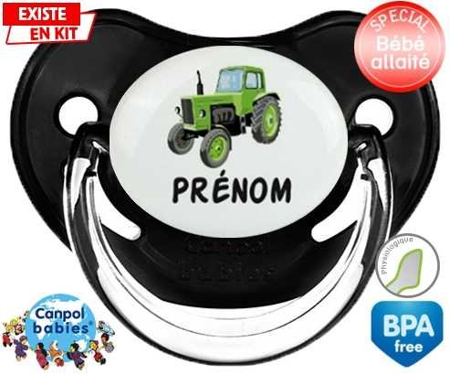 Tracteur + prénom: Sucette Physiologique-su7.fr