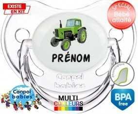 Tracteur + prénom: Sucette Physiologique-su7.fr