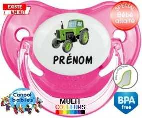 Tracteur + prénom: Sucette Physiologique-su7.fr