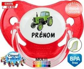 Tracteur + prénom: Sucette Physiologique-su7.fr