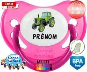 Tracteur + prénom: Sucette Physiologique-su7.fr