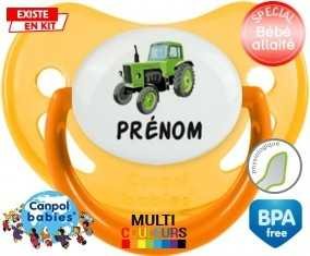 Tracteur + prénom: Sucette Physiologique-su7.fr