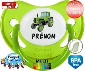 Tracteur + prénom: Sucette Physiologique-su7.fr