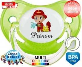 Pompier + prénom: Sucette Physiologique-su7.fr