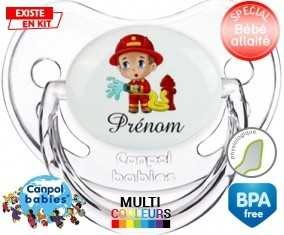 Pompier + prénom: Sucette Physiologique-su7.fr