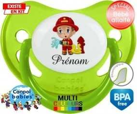 Pompier + prénom: Sucette Physiologique-su7.fr