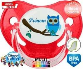 Hibou style1 + prénom: Sucette Physiologique-su7.fr