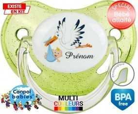 Cigogne (garçon) + prénom: Sucette Physiologique-su7.fr