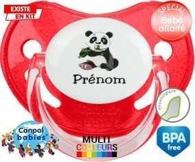 Panda style2 + prénom: Sucette Physiologique-su7.fr