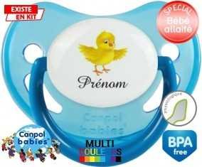 Poussin + prénom: Sucette Physiologique-su7.fr