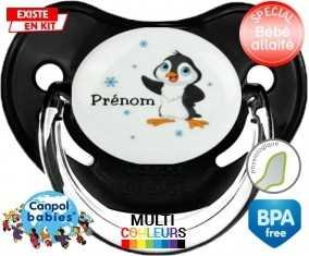 Pingouin + prénom: Sucette Physiologique-su7.fr